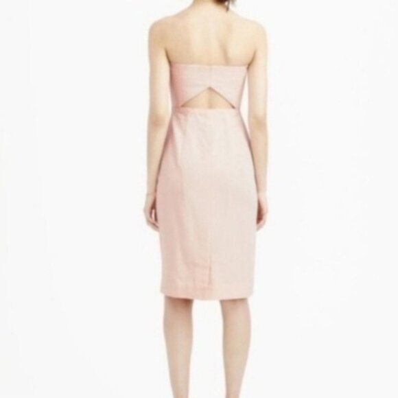 J. Crew Dresses & Skirts - NWT J.Crew Tube top open back PEACH dress women's size 4 (U23)